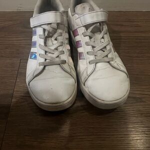 Adidas white sneakers